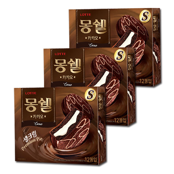 가성비 좋은 롯데제과 몽쉘 카카오 336gx3개, 336g, 3개 추천해요