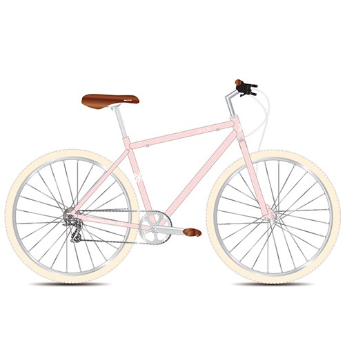 가성비갑 뮤트 메이미 22 7단 브이브레이크 하이브리드자전거, 핑크 + 화이트, 159cm(로켓배송) 추천해요