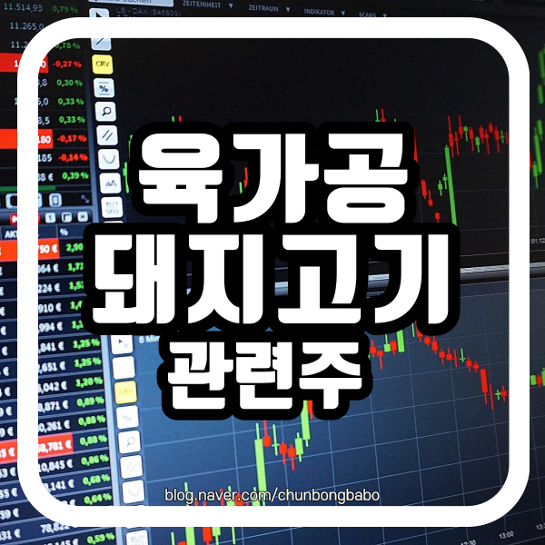  육가공 돼지고기 관련주 (팜스토리, 이지바이오, 팜스코, 우리손에프앤지)