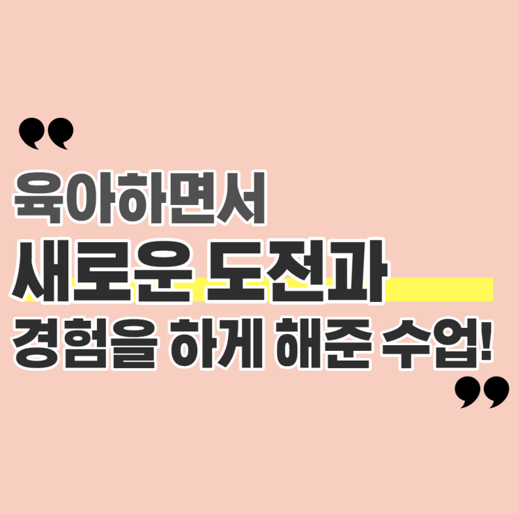  [테솔후기]육아하면서 새로운 도전과 경험을 하게 해준 수업!