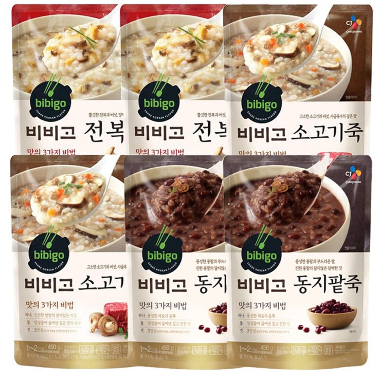 갓성비 좋은 (상온)비비고 전복죽450gx2개+소고기죽450gx2개+동지팥죽450gx2개, 1세트 추천합니다 갓성비 좋은 (상온)비비고 전복죽450gx2개+소고기죽450gx2개+동지팥죽450gx2개, 1세트 추천합니다