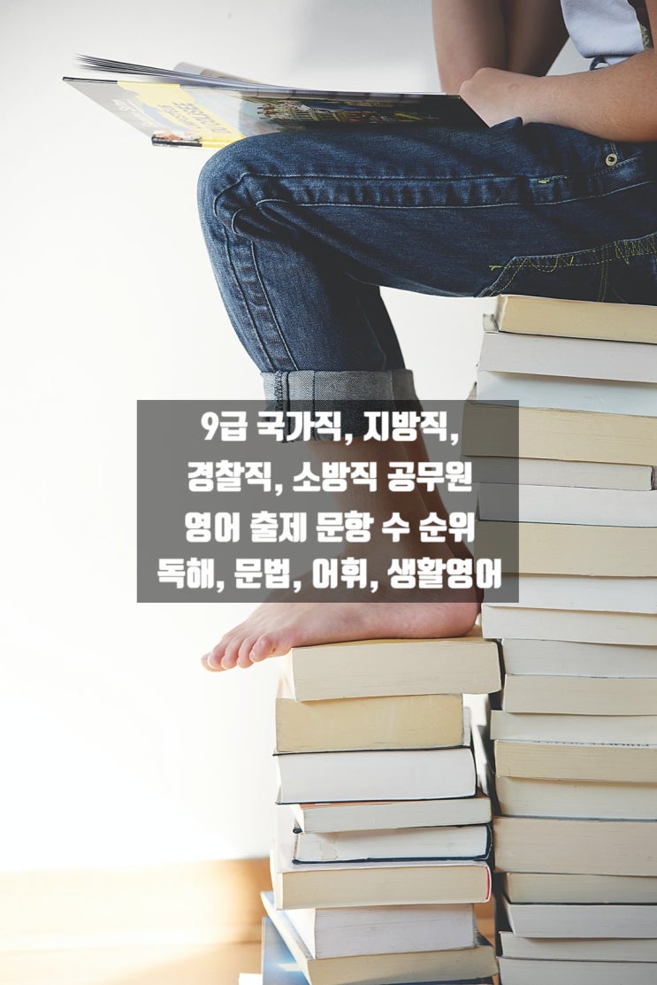  9급 국가직, 지방직, 경찰직, 소방직 공무원 영어 출제 분석