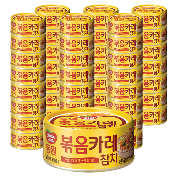 가성비갑 동원에프앤비 볶음카레 참치, 150g, 48개입(로켓배송) 좋아요