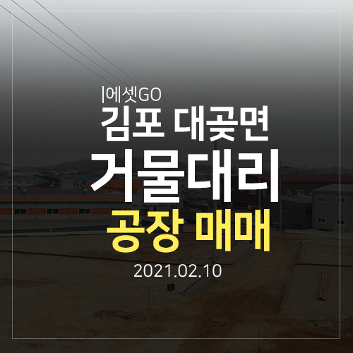  김포 공장 매매 대곶 신축 평수 다양해요