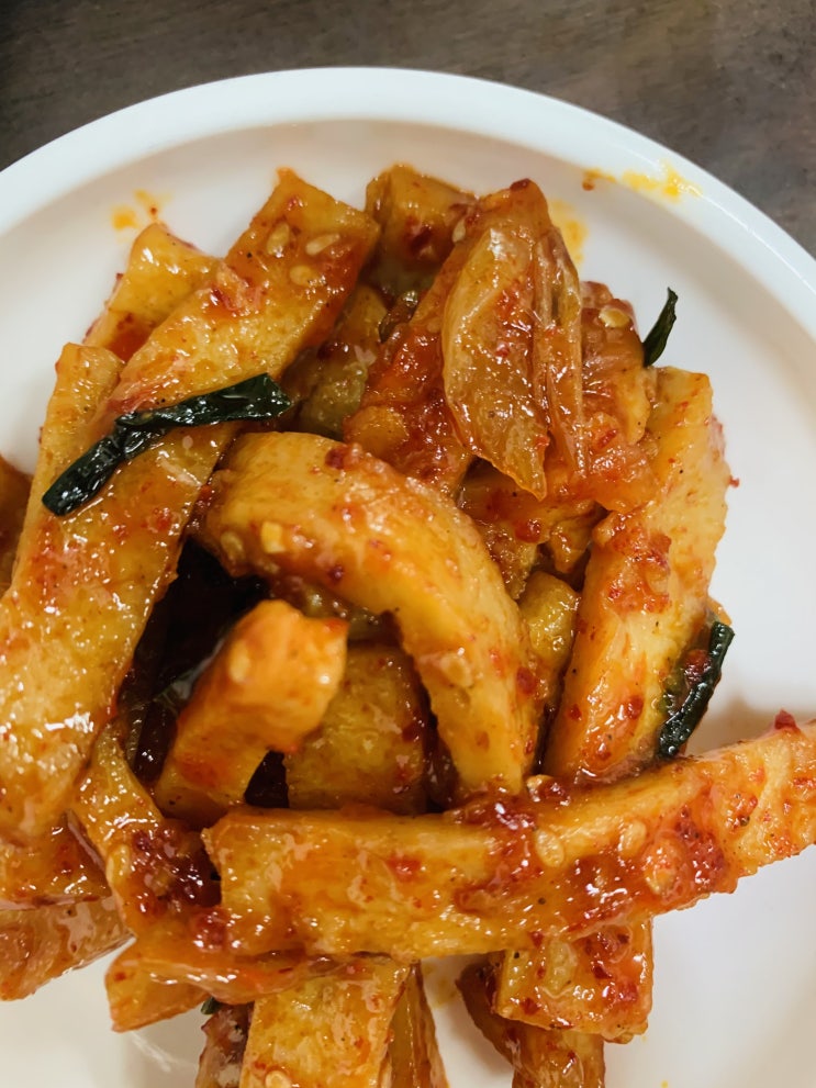  오뎅무침 점심시간 밥도둑