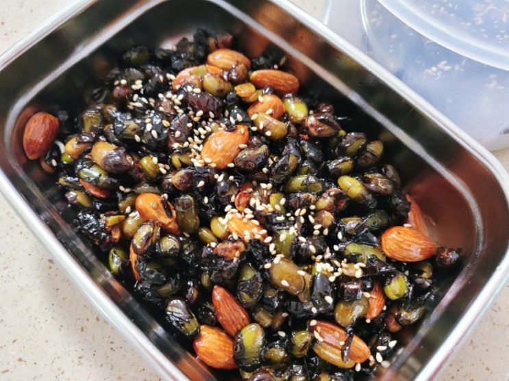  서리태 콩자반 부드럽고 맛있게 만드는 방법