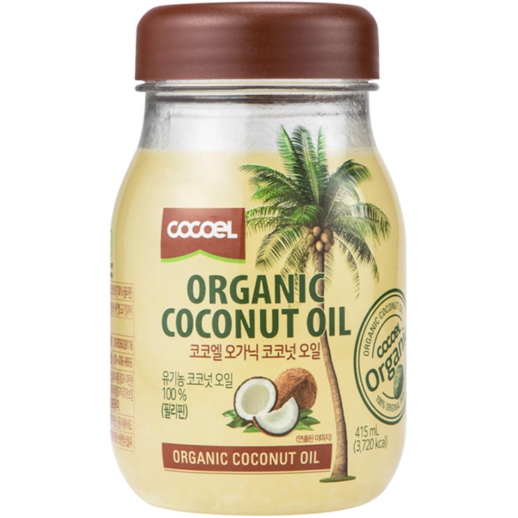 잘나가는 코코엘 오가닉 코코넛오일, 415ml, 1개(로켓배송) 좋아요 잘나가는 코코엘 오가닉 코코넛오일, 415ml, 1개(로켓배송) 좋아요