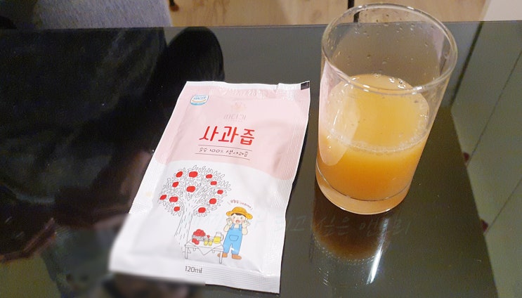  100% 순수 생사과즙 따다가