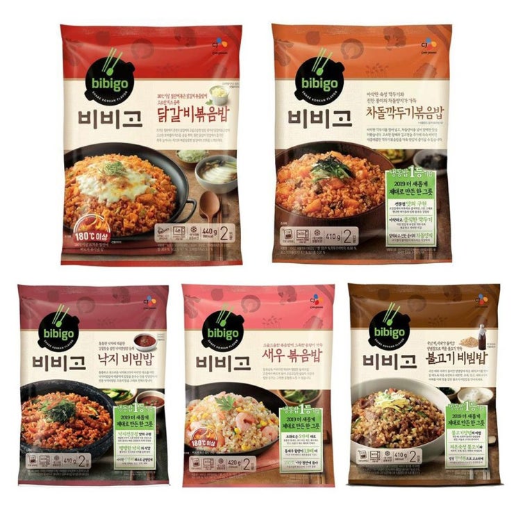 선호도 높은 CJ 비비고 볶음밥 5종 (닭갈비볶음밥+차돌깍두기볶음밥+새우볶음밥+낙지비빔밥+불고기비빔밥), 5개 좋아요 선호도 높은 CJ 비비고 볶음밥 5종 (닭갈비볶음밥+차돌깍두기볶음밥+새우볶음밥+낙지비빔밥+불고기비빔밥), 5개 좋아요