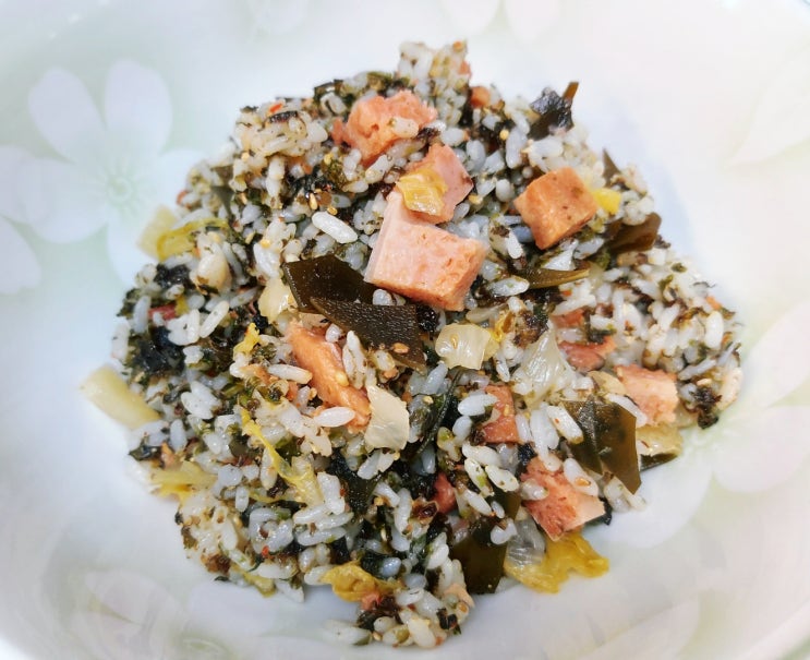 비건김자반밥, 맛있는 한그릇 요리(밥에 양념하는 법)