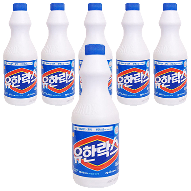 핵가성비 좋은 유한락스 레귤러, 1L, 6개 추천합니다