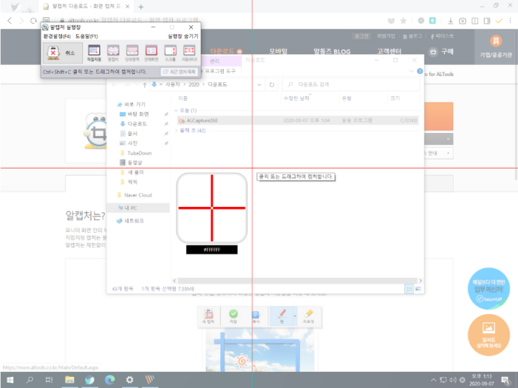 알캡처 다운로드, 컴퓨터 화면 캡쳐 프로그램