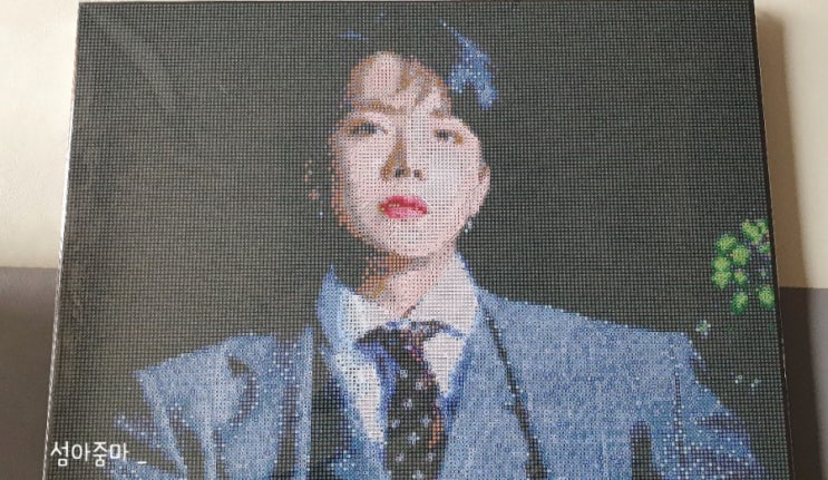  방탄소년단 보석십자수로 취미 즐기기