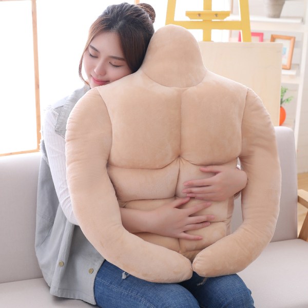 리뷰가 좋은 근육질 외로운 크리스마스 친구 응원 포옹 선물 인형, 남자_65 * 48 cm ···