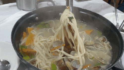  [인천칼국수 맛집] 무의도 맛집 수리봉 바지락이 수북!