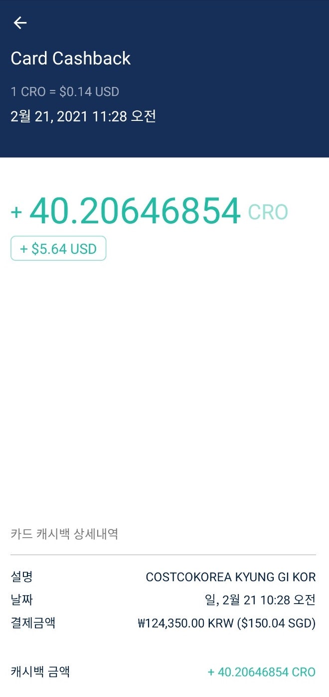 현대카드 없이 코스트코에서 카드 결제하는 방법(Feat. 크립토닷컴) : 네이버 블로그