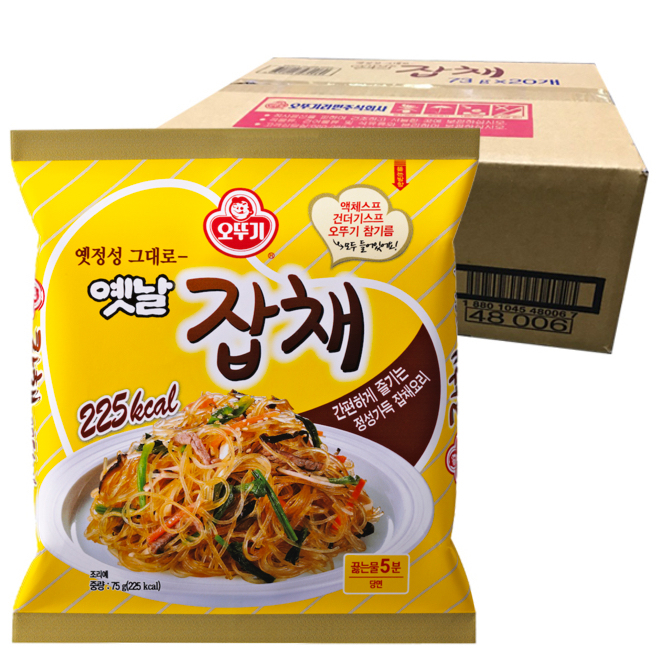 의외로 인기있는 오뚜기 옛날 잡채 73g, 20개(로켓배송) 추천해요 의외로 인기있는 오뚜기 옛날 잡채 73g, 20개(로켓배송) 추천해요