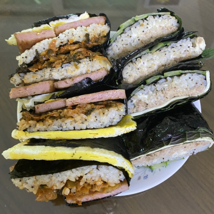  접어먹는김밥 초.초간단 요리 레시피! 아이들 간식으로 최고!