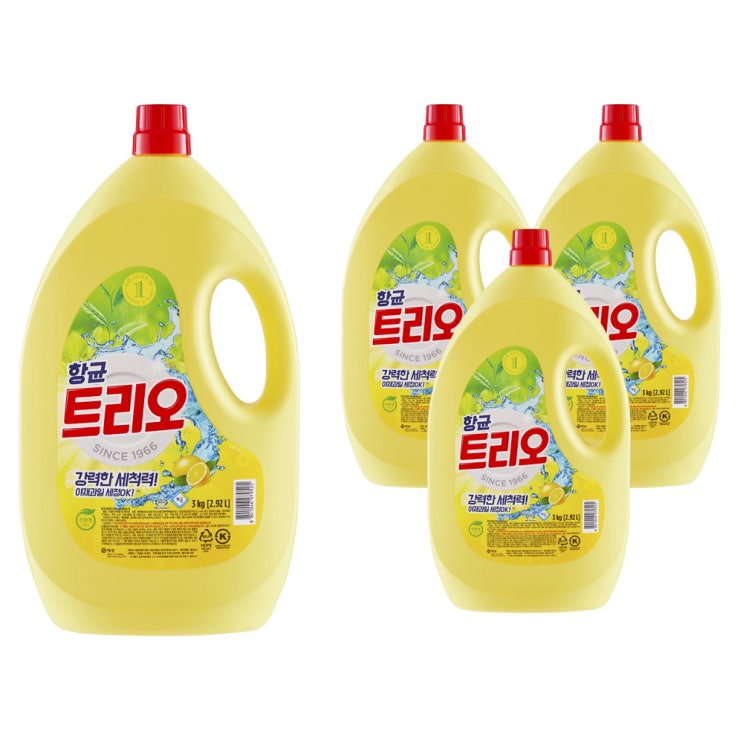 가성비갑 트리오 항균 주방세제, 3kg, 4개(로켓배송) 추천합니다 가성비갑 트리오 항균 주방세제, 3kg, 4개(로켓배송) 추천합니다