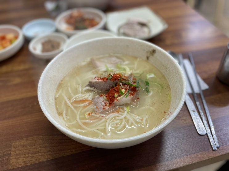 제주 연동 맛집 :: 3대천왕에 나온 고기국수 장수물식당