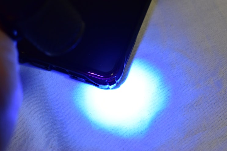 다이소 UV레진 원스텝 젤 그리고 UV LED 젤 네일 램프 사용 및 스마트폰 액정 수리기