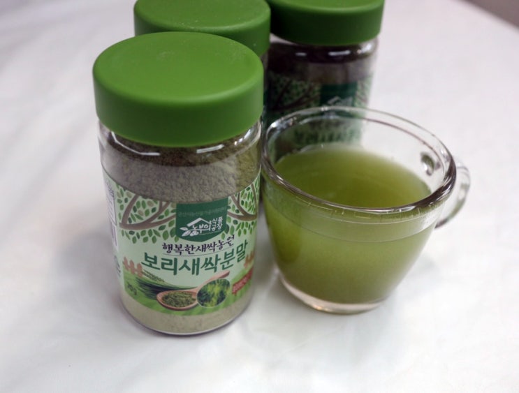  행복한새싹 새싹보리분말로 건강 챙기기