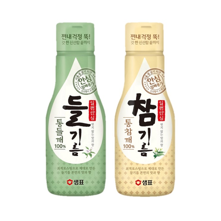 많이 팔린 샘표 통참깨 참기름 200ml + 통들깨 들기름 200ml, 1세트(로켓배송) 추천해요 많이 팔린 샘표 통참깨 참기름 200ml + 통들깨 들기름 200ml, 1세트(로켓배송) 추천해요