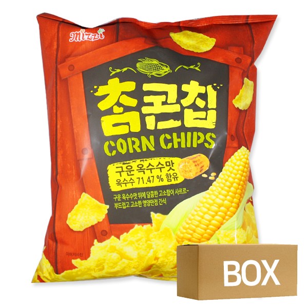 가성비갑 미찌 참콘칩 구운 옥수수맛 300g 10개입 BOX/옥수수칩/옥수수스낵/봉지과자 식품 &gt; 스낵/간식 스낵/시리얼 과자쿠키/비스킷/크래커 과자쿠키, 1 좋아요