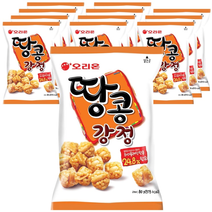 많이 찾는 오리온 땅콩강정, 80g, 12개(로켓배송) 좋아요