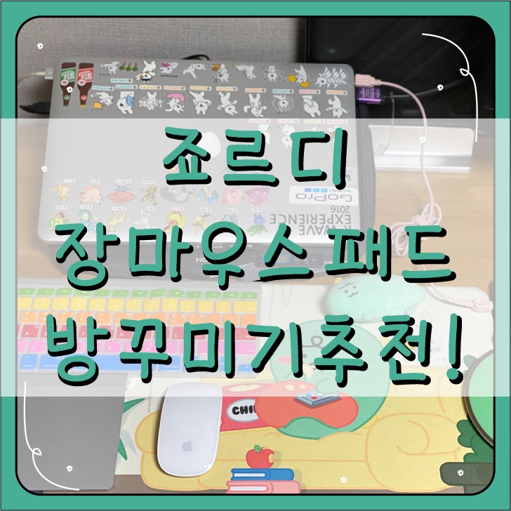  죠르디 장마우스패드 방꾸미기추천 (feat 나는야 죠르디덕후)