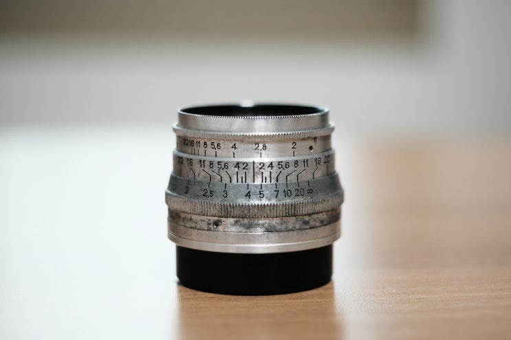  빈티지 올드 카메라 렌즈 분해 및 청소 (쥬피터 8 Jupiter 8 50mm f2)