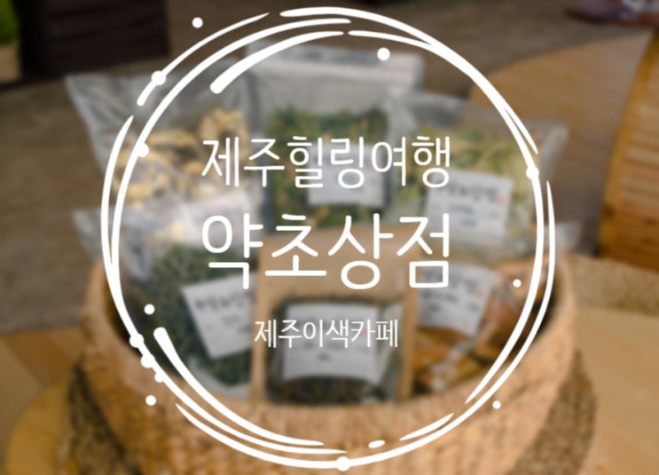  제주힐링여행, 제주이색카페 다양한 볼거리 "약초상점"