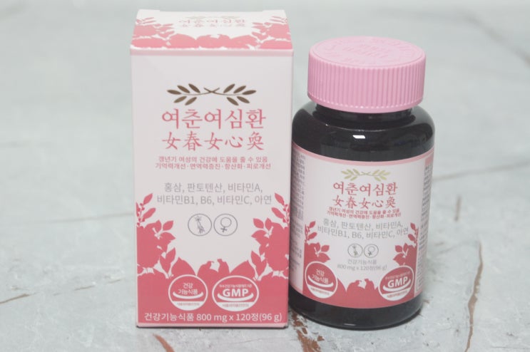  갱년기 여성건강을 위한 갱년기영양제 프로니아 '여춘여심환'