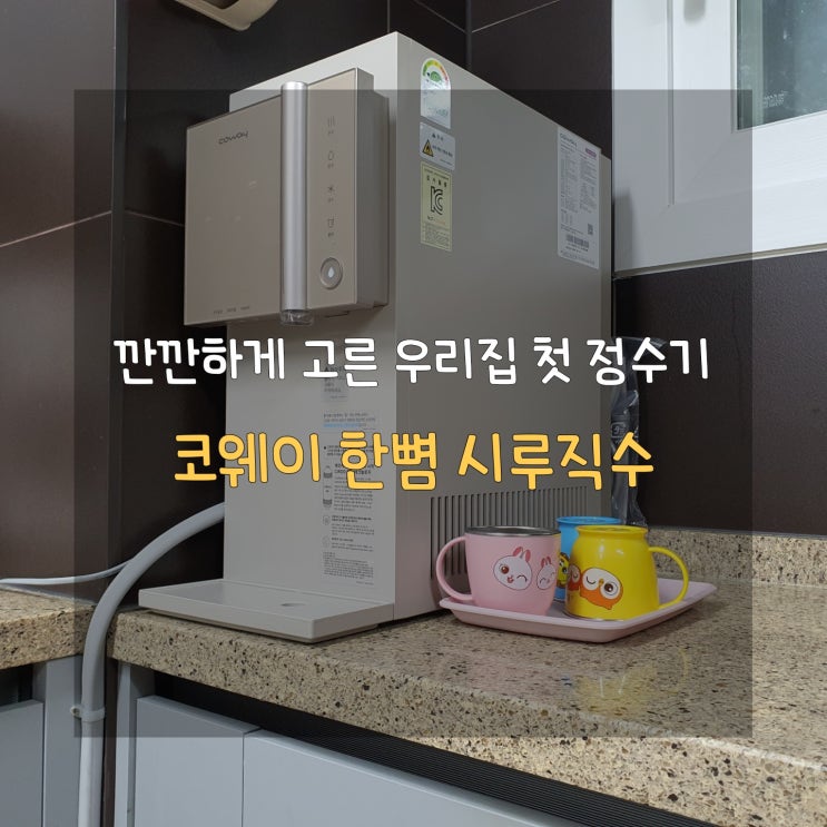  코웨이 한뼘시루 직수정수기로 가족사랑 실천하는 내돈내산 후기