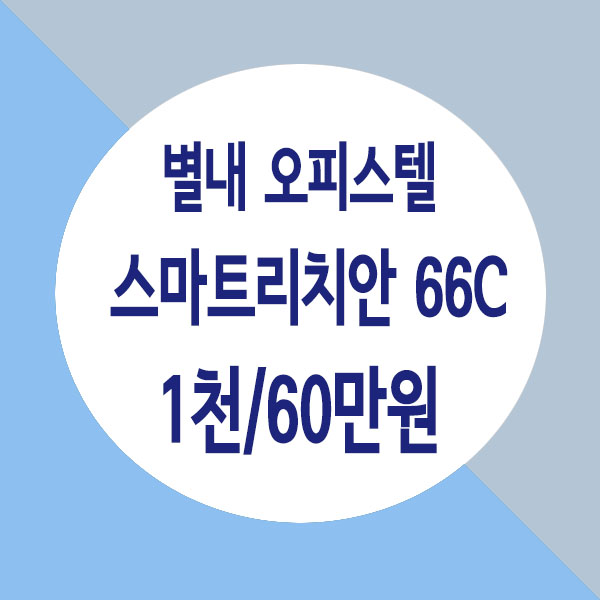  별내역 스마트리치안 66C 타입 오피스텔 사업용(비주거용) 임대