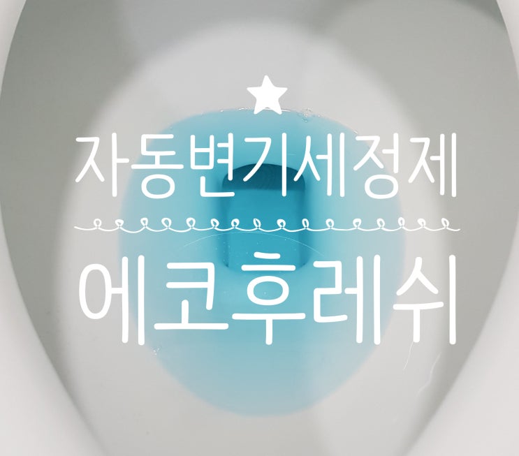  [자동변기세정제] 에코후레쉬 변기세정제 사용후기
