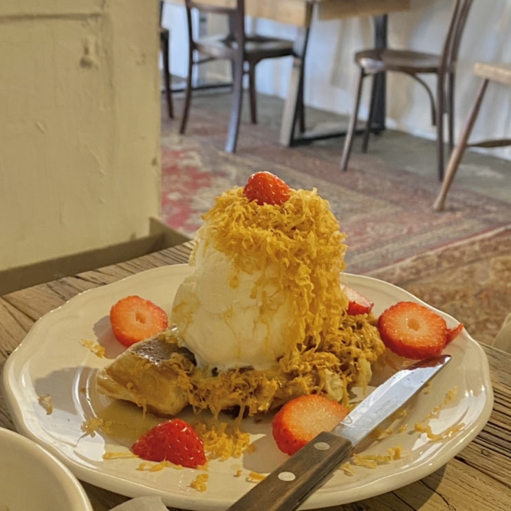  [춘천맛집]국내 여행 춘천 포지티브즈 크로플 꼭 먹어야해!