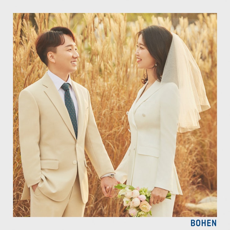  청담보헨 고객 웨딩스냅사진 남자맞춤예복·턱시도대여 룩