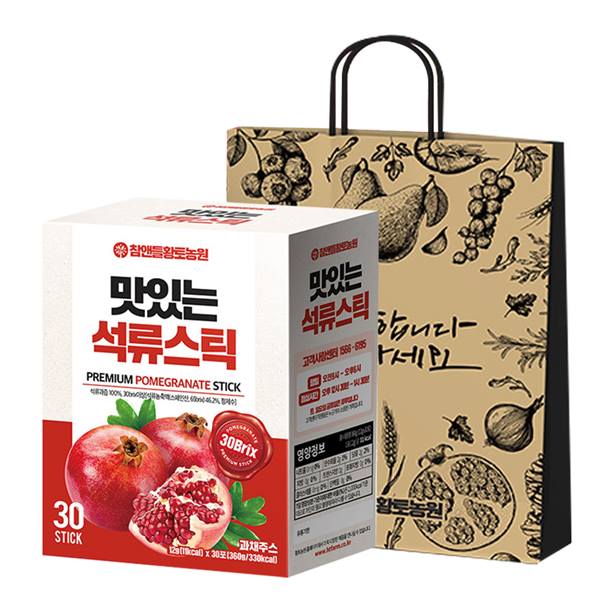  [할인추천] 참앤들황토농원 맛있는 석류스틱 쇼핑백 10,900 원~ 