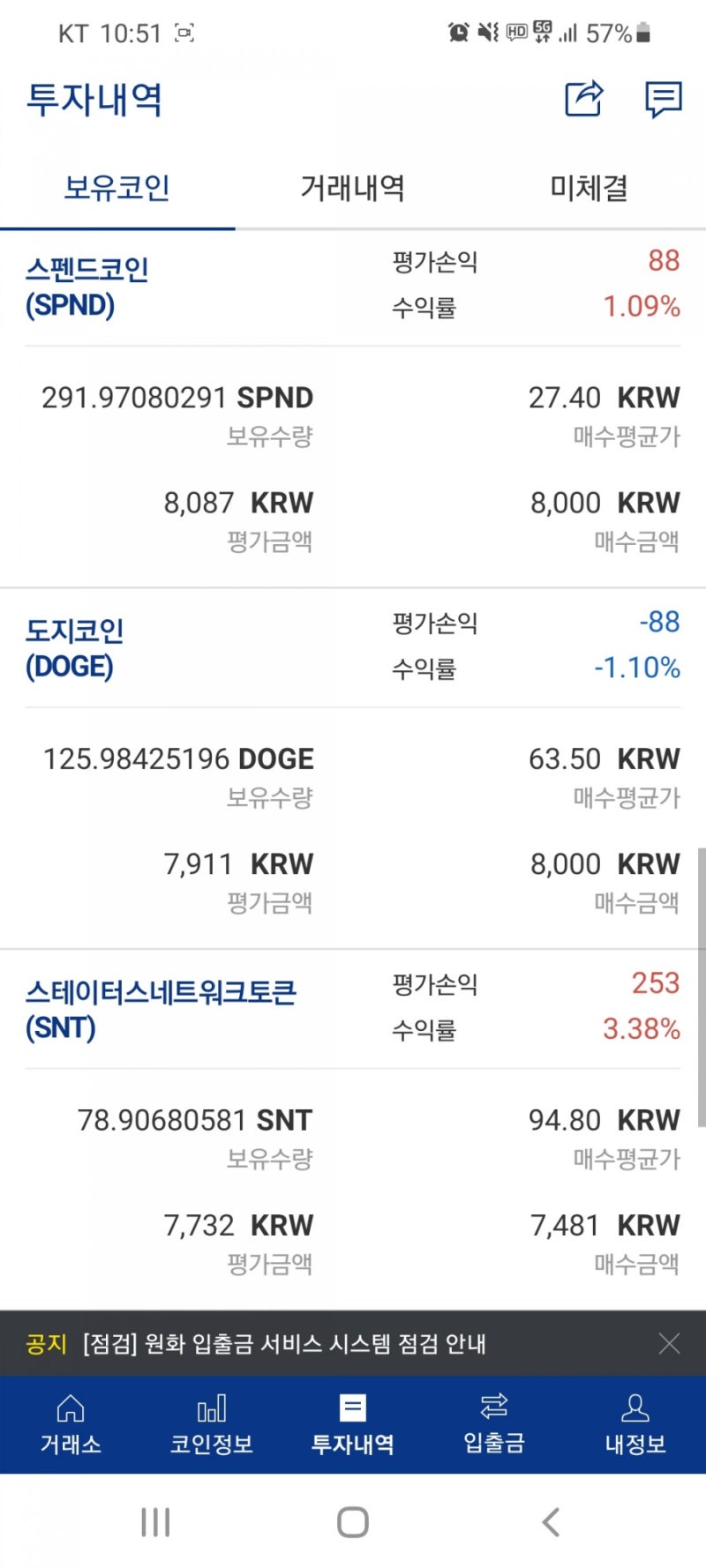 투기로운 코인생활 #2. 스펜드코인, 도지코인, 스테이터스네트워크토큰 매수 완료(feat. 전망, 시세) - 알파쿼크와 메타디움은  불쑈중~ : 네이버 블로그