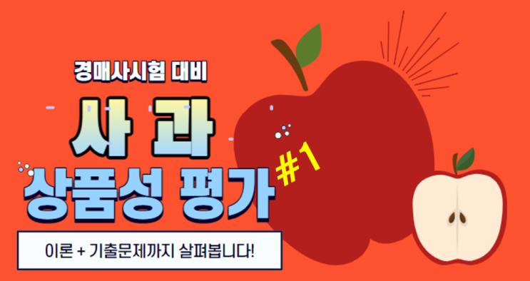  경매사가 되려면 꼭 알아야 하는 과일은? "사과" #1