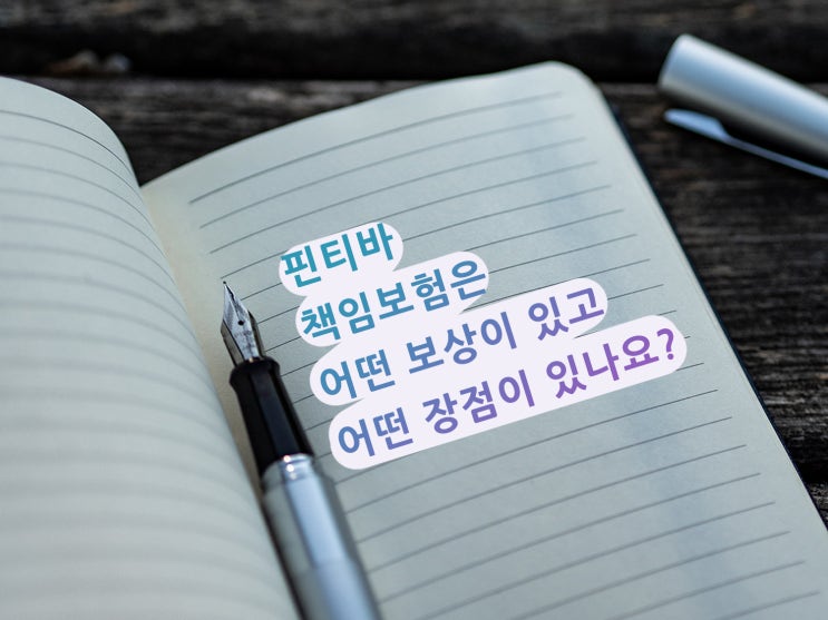  핀티바(Fintiba) 책임보험을 소개합니다.