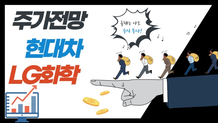  2차전지 대장주 LG화학 주식과 전기차 현대차의 주가 전망
