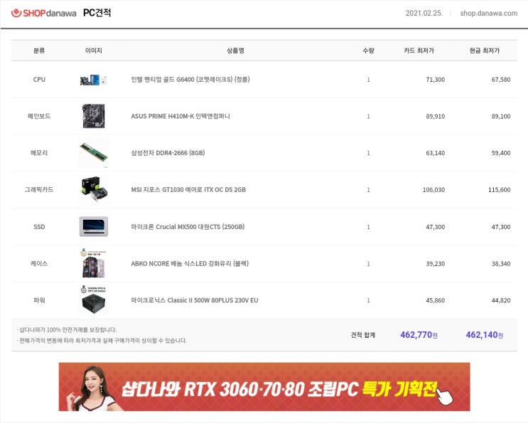  데스크탑컴퓨터 휴대폰으로 간편하게 시세를 알아볼수 있는 앱 '다나와PC견적' (롤 최소사양 견적포함)