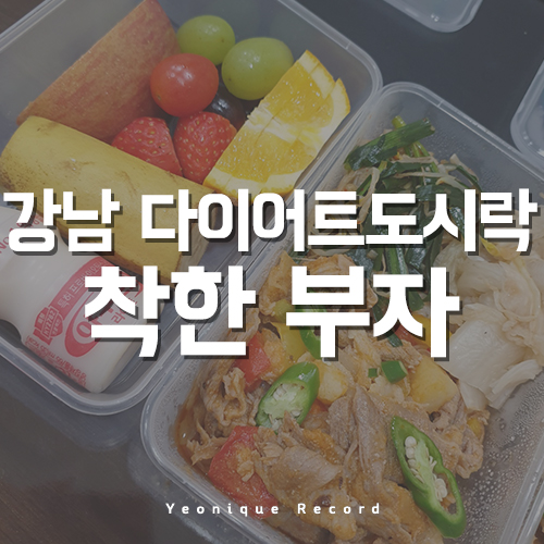  강남 다이어트 도시락, 살찔 걱정없이 맛있게!!