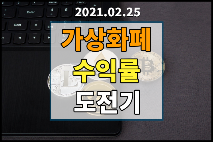  [2021.02.25] 가상화폐 수익률 도전 [리플 소송 결과/비트코인시세/리플시세/이더리움시세/리스크시세]