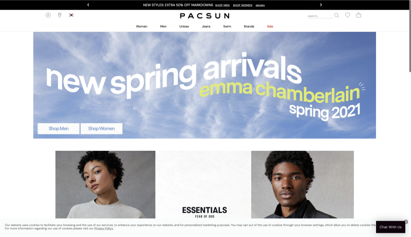 팍선(PACSUN) 피오갓 에센셜 직구 방법 (1탄 장단점 및 보더프리 가입방법) : 네이버 블로그