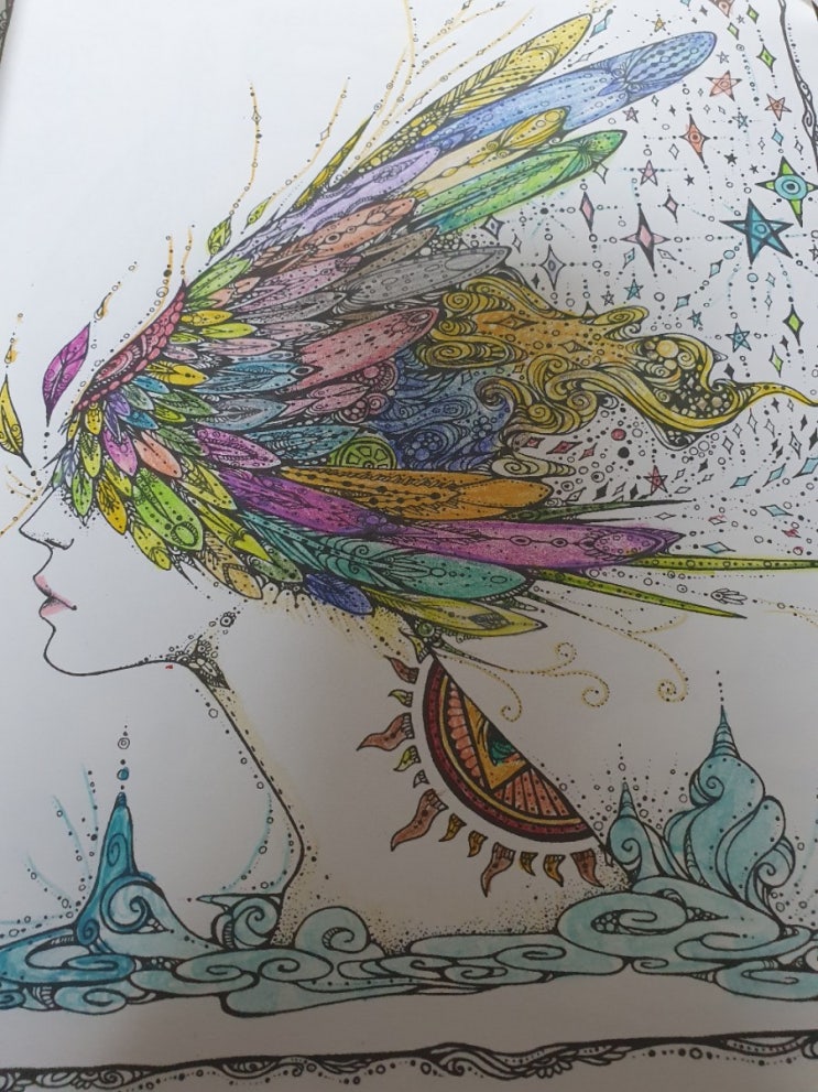  부자의그림 타로색칠 컬러링북으로 재물운 끌어당겨요