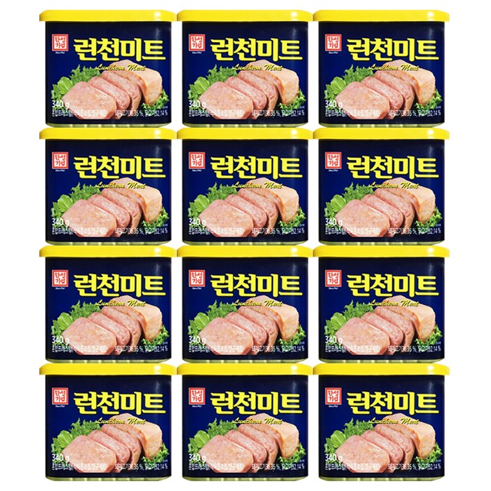 리뷰가 좋은 한성 런천미트 , 340g, 12개 추천합니다 리뷰가 좋은 한성 런천미트 , 340g, 12개 추천합니다