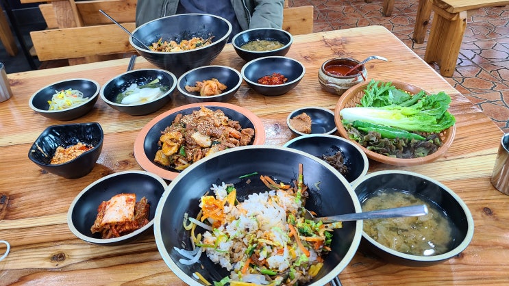 제주 애월맛집 참솔식당 산채비빔밥세트 솔직후기